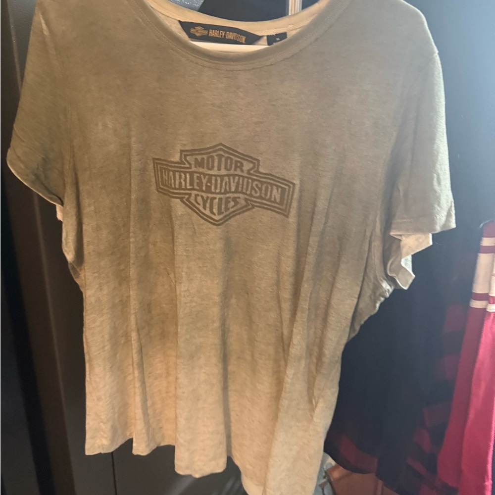 Harley-Davidson Tan Logo T-Shirt